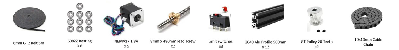قطعات پرینتر سه بعدی
