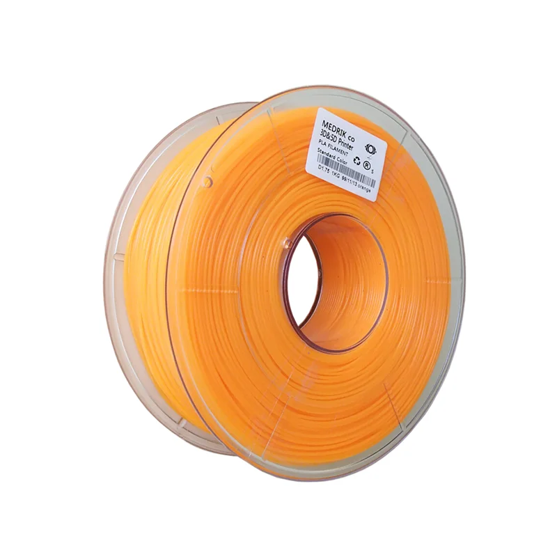 فیلامنت PLA نارنجی مدریک قطر ۱.۷۵ میلی متر